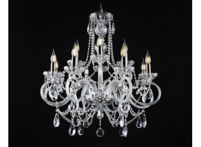 Křišťálový lustr visací lampa stropní lampa Bohémia