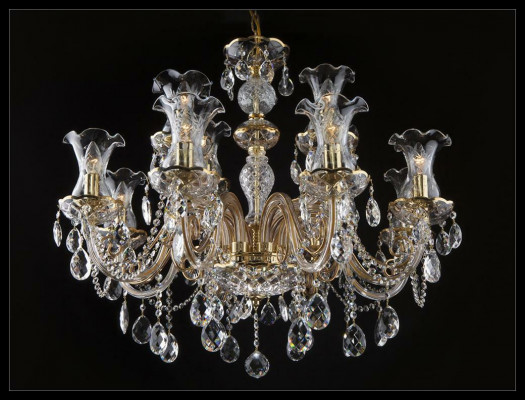 Klasický lustr Stropní svítidla Lampa Bohemie Osvětlení Krystal Nový
