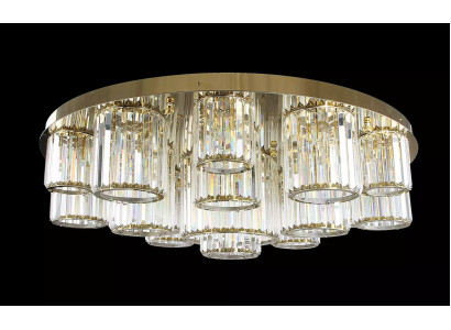 Kulatý lustr Stropní lampa Lustr Stropní lampa Obývací pokoj Zlato