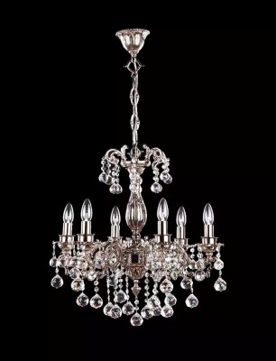 Lampa Lustr Svítidlo klasický Luxus Obývací pokoj Chrome Krystal