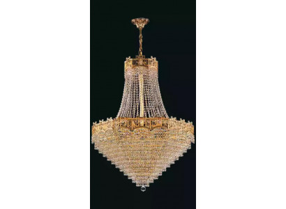 Luxus nástropní lustr lampa lampa lustr zlato krystal 77x145