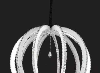 Moderní lampa Visutá lampa Abstraktní kulaté světla Krystalová lampa 100x150