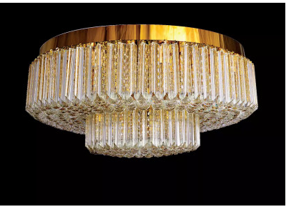 Lustr Kronleuchter Nástropní Světlo Luxus Kulatý Lustr Lampa Zlato Světla