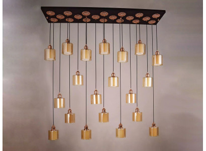 Stropní lampa Lustr Stropní lampa Lustre Světlo Moderní Zlatý