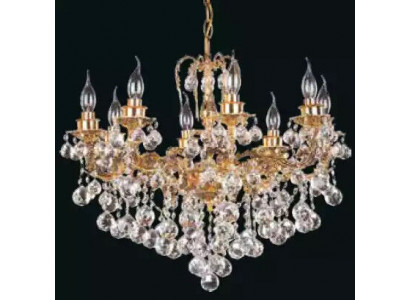 Luxus lustr křišťál lampa stropní lampa stropní lampa Crystal Art Gold.