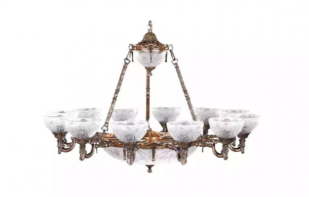 Nástropní lustr Lustr Lampa Stropní lampa Lustr Sklo 122cm Lampy