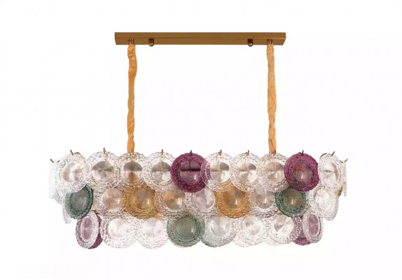 Lustr Moderne New stropní lampa obývacího pokoje zlatý krystal