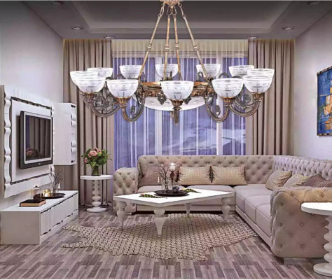 Lustr, lampa, stropní lampa, luster, stropní svítidlo, sklo, šedá barva, druh osvětlení