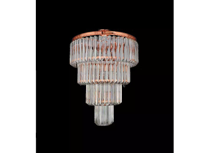 Stropní lampa, stropní lustr luxusní zlatý lustr lustr křišťál umění