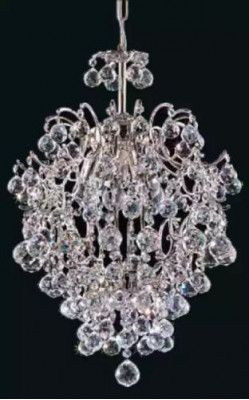 Luxus Lüster Deckenleuchter Deckenlampe Kronleuchter Kristall Silber Luxus lustr záchranný čupr lustr krystal stříbro