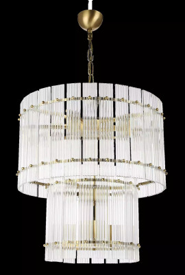Kronleuchter Deckenleuchte Deckenlampe Wohnzimmer Glasbeleuchtung Neu