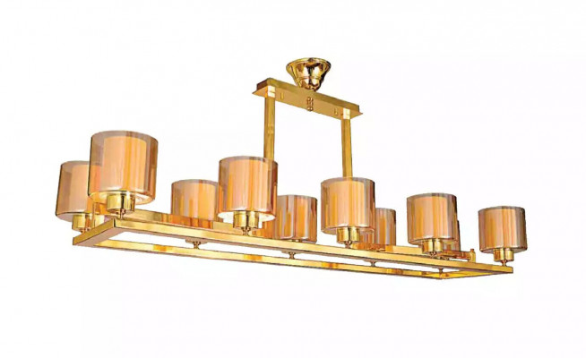 Zlatý lustr stropní lampa visací lampa lustr