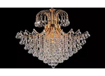 Luxus lustr, lustr, stropní lampa, strohový lustr, lampy, zlato umění.