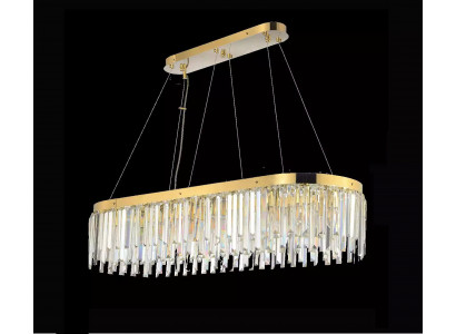 Lustr křišťál luxus zlato visí lampa být světlo obývací pokoj