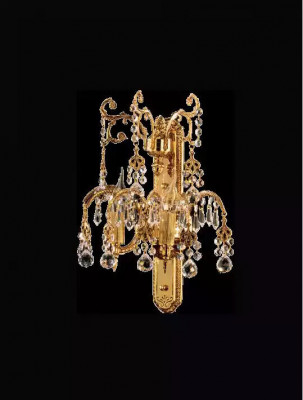 Zlatá stěnová lampa Stěnové lampy pro obývací pokoj Luxusní stěnová lampa