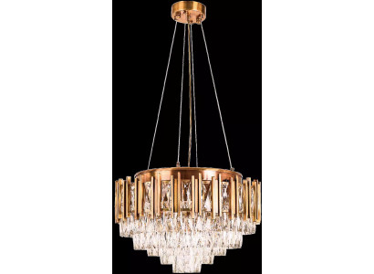 Lustre Stropní lustr Luxus Stropní lampa lustr Křišťál Kruhový Lustr