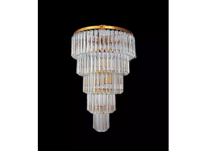 Náhradní lampa Stropní lustr Luxus Zlatý Lustr Krystalový Umění
