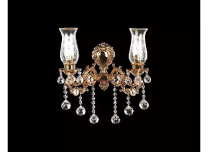 Nástěnná lampa obývací pokoj Luxus zlato Ložnice Moderní lustry Krystaly