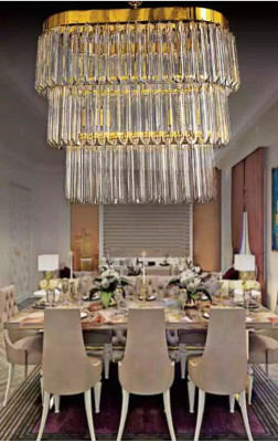 Lustr Brass stropní lampy obývacího pokoje luxusního moderního designu