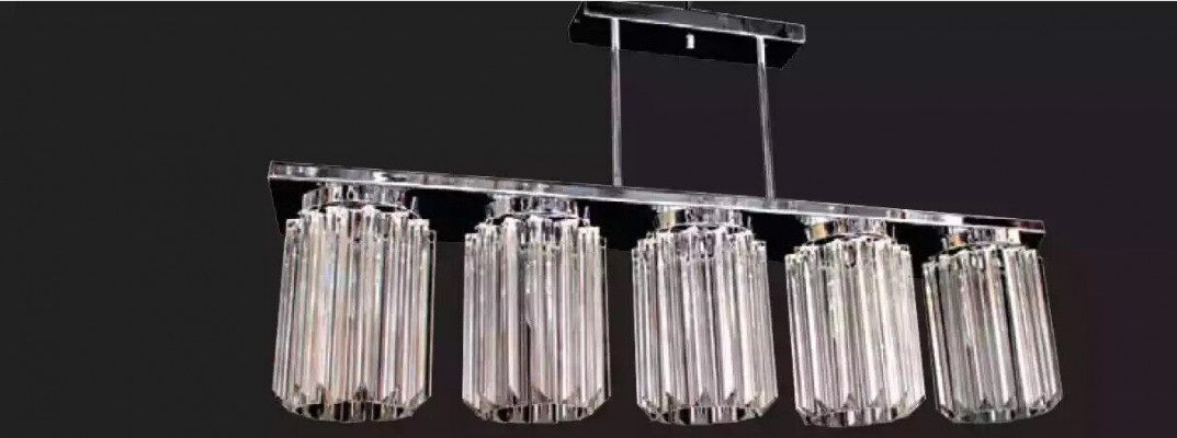 Krystalový lustr nový šedý obývací pokoj nástěnná lampa lampa visací lampa dekorace.