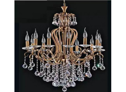 Luxus stropní lustr Lüster lustr stropní lampa křišťál zlato 88x100