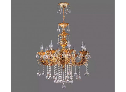 Stropní lampa Lüster Luxus stropní lustr Zlatý lustr Krystalová lampa