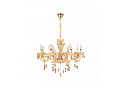 Stropní lampa obývacího pokoje, svítidlo opálového medu luxusní interiérové lampy 80x95.