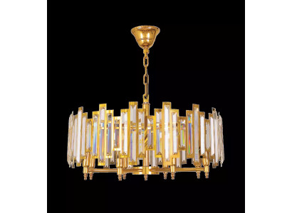 Lustr Krystal Svítidlo Nový Lampa Zlatá Obývací Pokoj Luxus