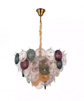 Nástropní lustr, lampa, osvětlení ložnice, osvětlení obývacího pokoje, krystal.