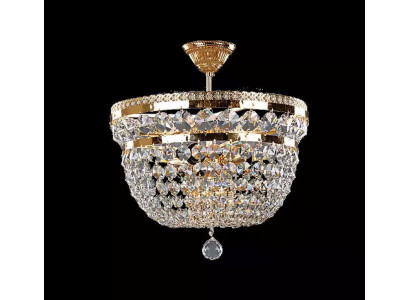 Lustre lustry luxusní stropní lampa stropní lustr zlato krystaly Art.