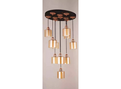 Elegantní křišťálové lustry lustry stropní svítidlo visací lampa Zlato