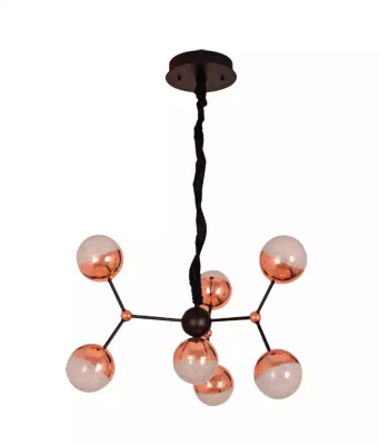 Kruhový lustr stropní lampa světelná koruna Zlatý design Moderní umění.