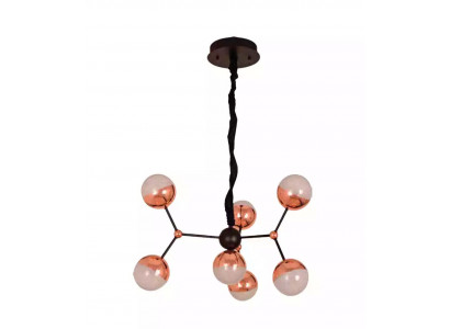 Kruhový lustr stropní lampa světelná koruna Zlatý design Moderní umění.
