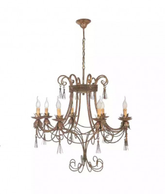 Nástropní lustr Lustry Lustr Nástěnná lampa Lampy Zlatý kov Umění