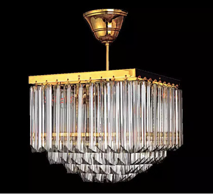 Obývací pokoj Lustr Crystal Luxus Strop Nový Styl Moderní Zlatý