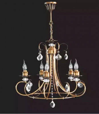 Lustr Krystal - Moderní lustr elegantní interiér lampa svítidlo.