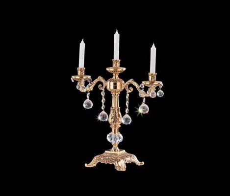 Kandelábry Držák svíčky Svícen Stolní svícen Svícen Zlato