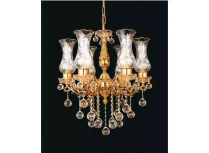 Stropní lampa Stropní lustr Lustr Zlato Lustre Křišťál Lampa