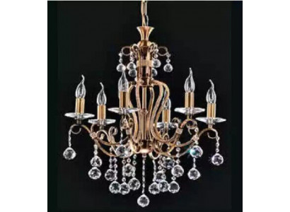 Luxus lustre se stropní lampou zlato křišťál umění.