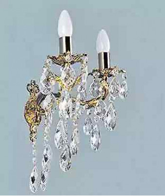 Nástěnná lampa Stěnové lampy Nástěnná lampa Lustr Stěnové lampy Stříbrné krystaly