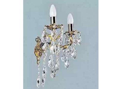 Nástěnná lampa Stěnové lampy Nástěnná lampa Lustr Stěnové lampy Stříbrné krystaly