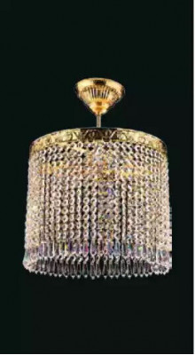 Nástěnná lampa Lustr Lampa Korunní Lampa Zlatý Lišta Krystalová Lampa