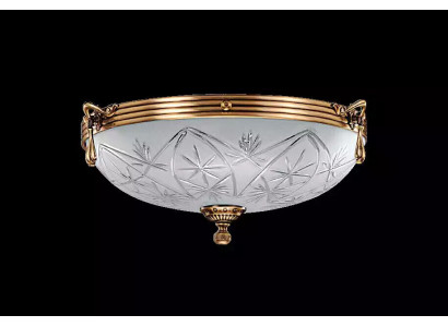 Lustr stropní lampa šedá lampa lustr sklo zlato