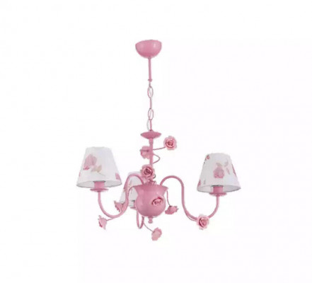 Stropní lampa růžová s moderním designem v obývacím pokoji ložnice nová.