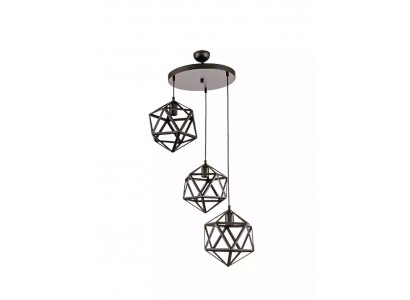 Visací lampa černá do obývacího pokoje elegantní stropní lampa svítidlo