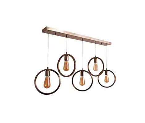 Vápenná lampa černá elegantní stropní lampa 70x90cm obývací pokoj svítidlo