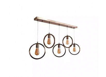Vápenná lampa černá elegantní stropní lampa 70x90cm obývací pokoj svítidlo