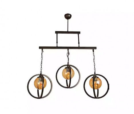 Stropní lampa Lustre Glass šikovně do domu pro obývací pokoj styl.