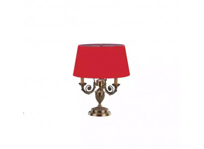 Stolní lampa z kovu do ložnice je stylovou volbou.