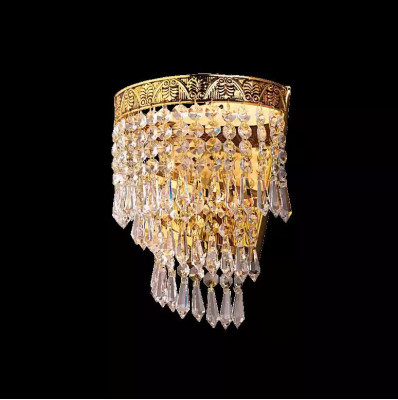 Lustrový závesný lustr luxusní zlatý lustr stropní lampa s křišťálovým uměním